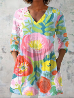 Ayra | Blusa larga con estampado con mucho carácter