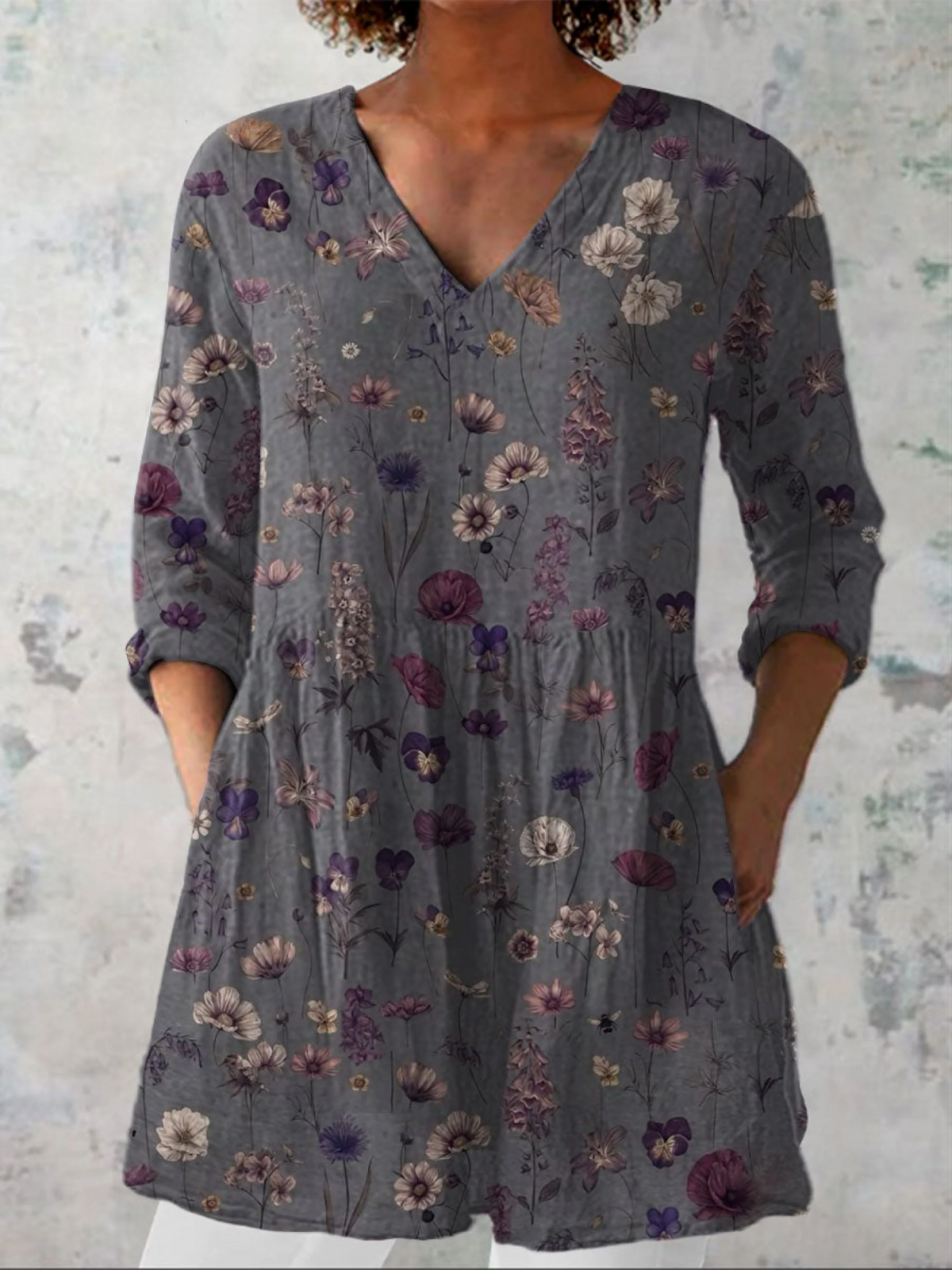 Kira | Blusa larga con estampado con mucho carácter