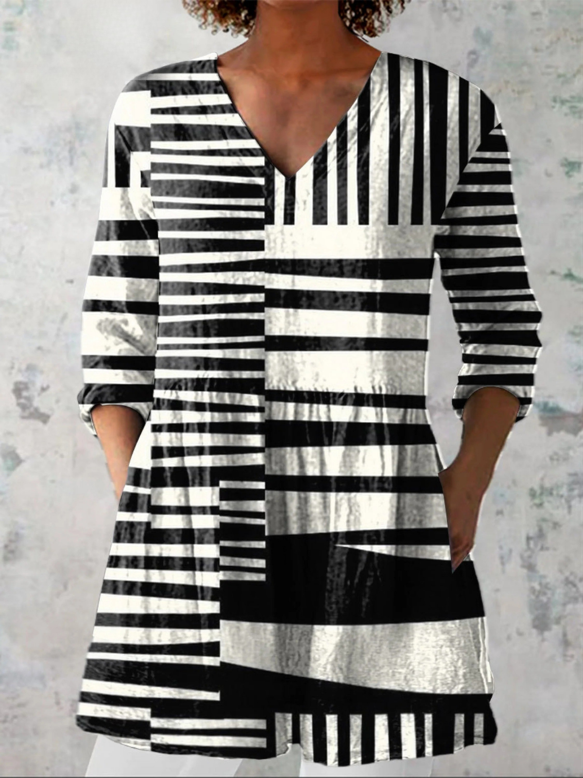 Quinn | Blusa larga con estampado con mucho carácter