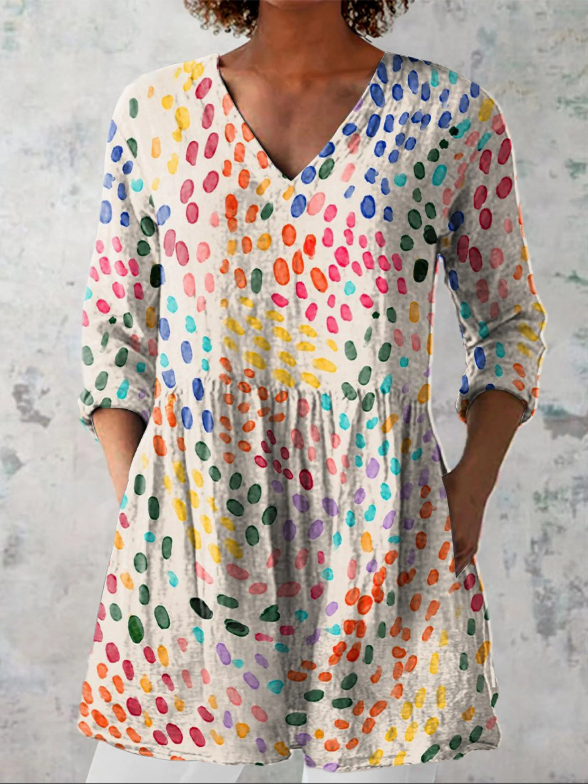 Noelle | Blusa larga con estampado con mucho carácter