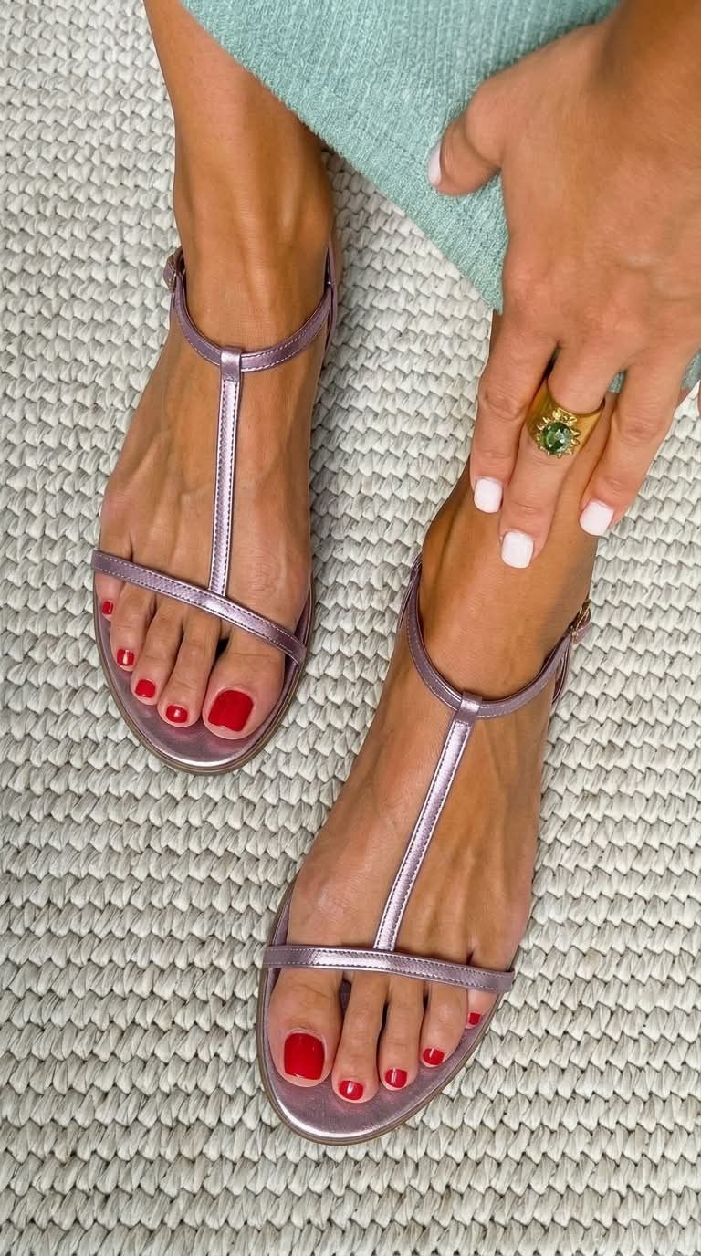 Rosalba | Sandalias Doradas Primavera
