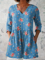 Ayla | Blusa larga con estampado con mucho carácter
