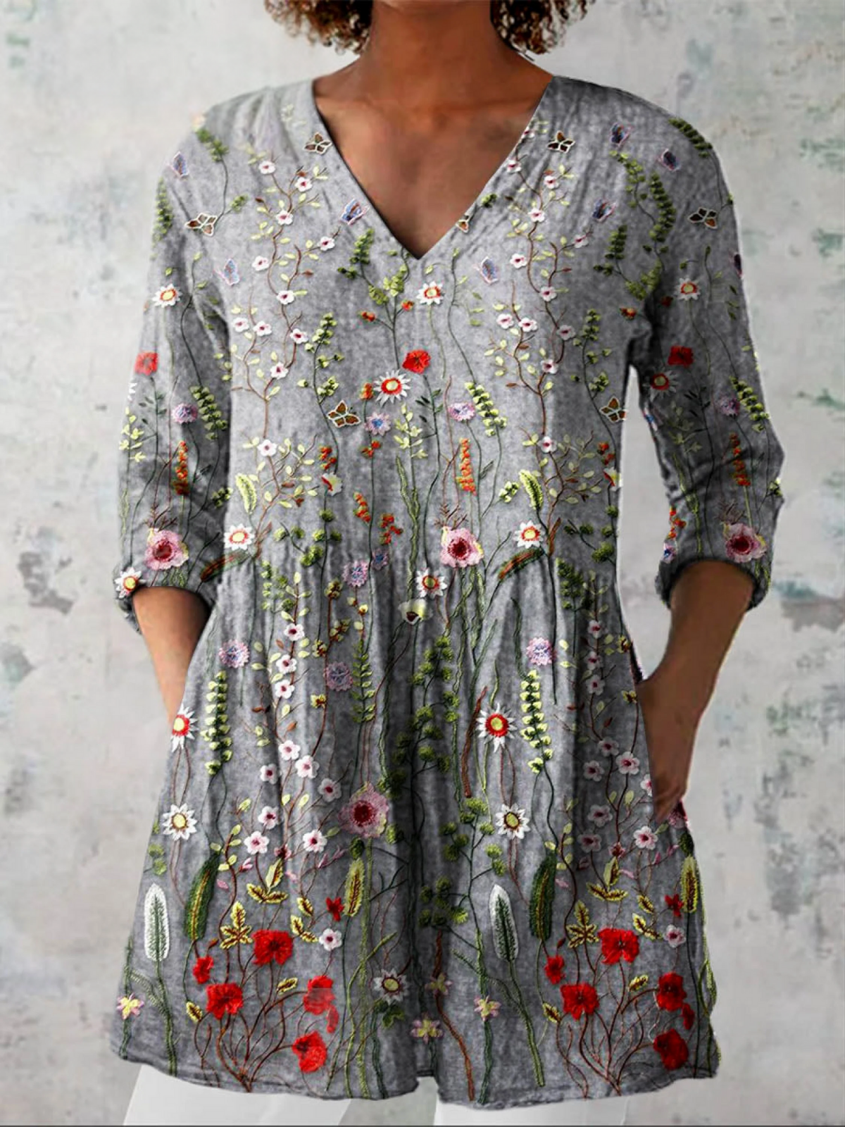 Sloane | Blusa larga con estampado con mucho carácter