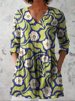 Talia | Blusa larga con estampado con mucho carácter