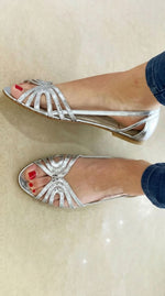 Eleonora | Sandalias Doradas Luz de Verano