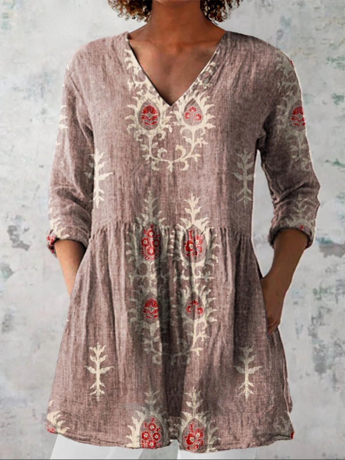 Blair | Blusa larga con estampado con mucho carácter