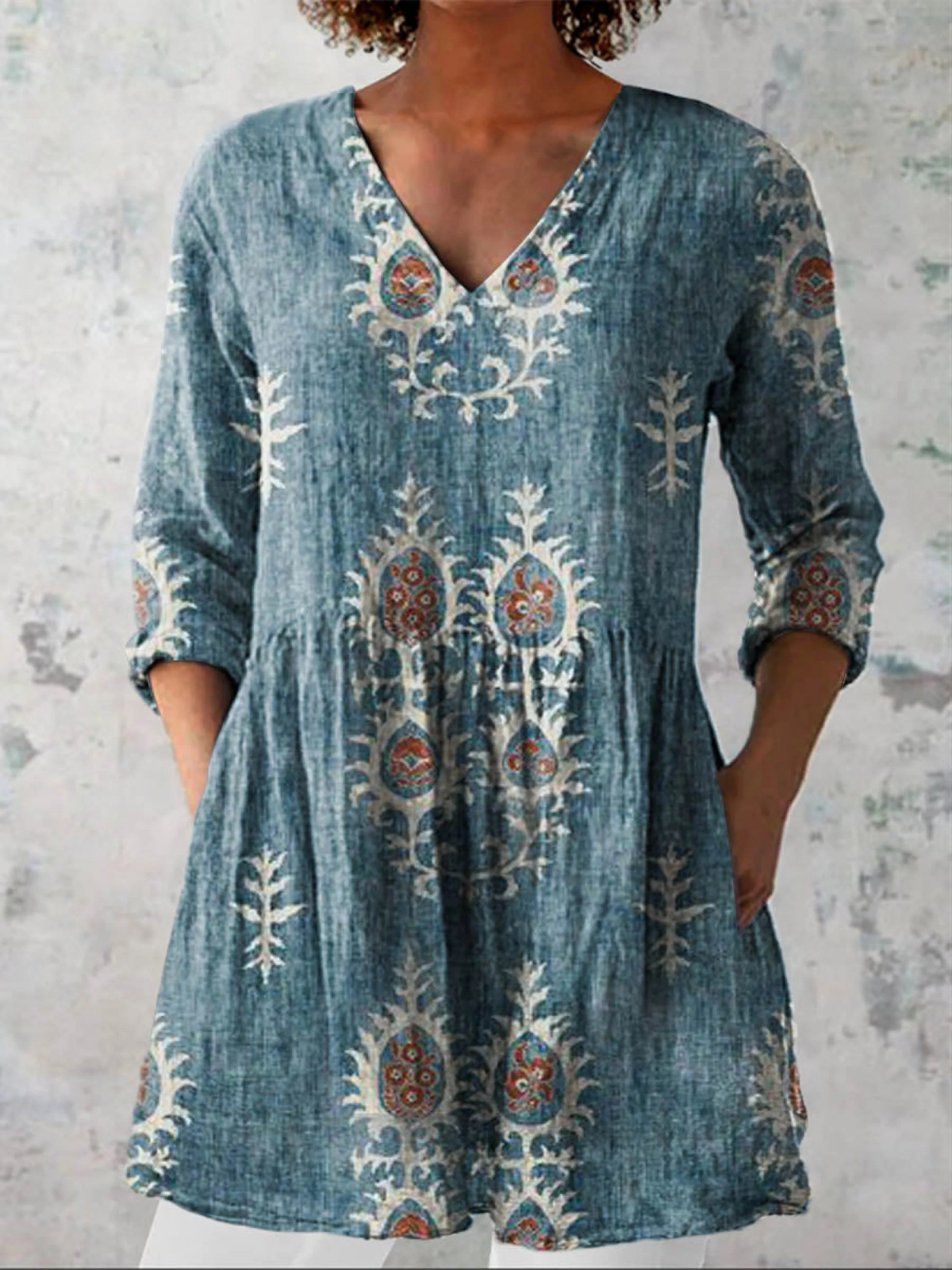 Blair | Blusa larga con estampado con mucho carácter