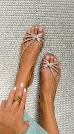 Ginevra | Sandalias Doradas Elegancia de Verano