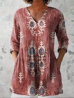 Blair | Blusa larga con estampado con mucho carácter
