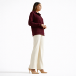 Helene | Jersey Cuello en V con Cierre