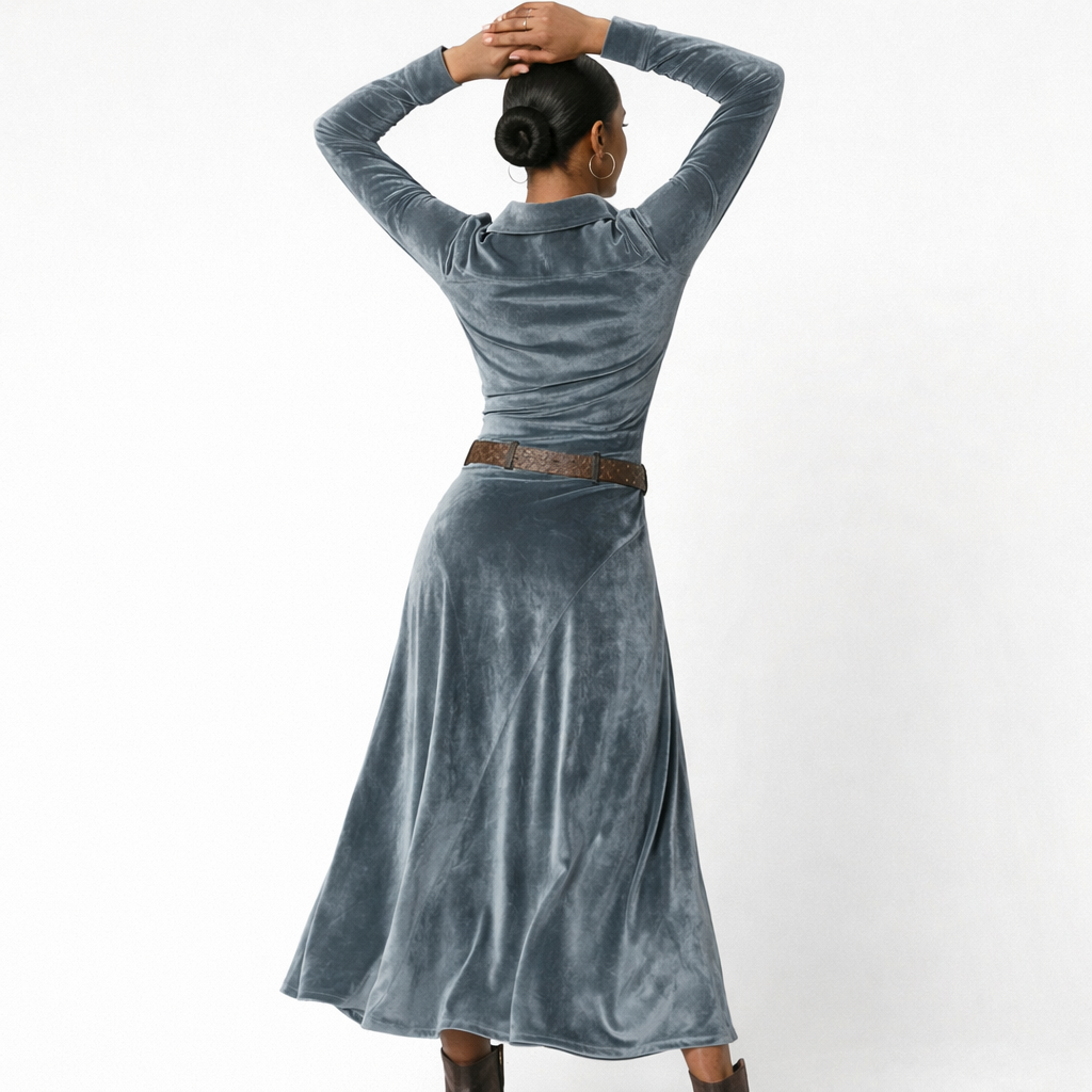 Dora | Vestido de Terciopelo Vintage