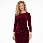Elvira | Vestido de Terciopelo Ajustado