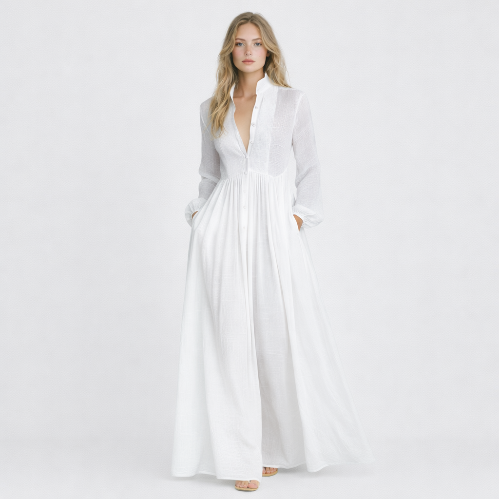 Elisa | Vestido Largo Patchwork