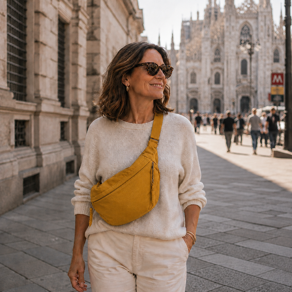 Luce | Bolso de Hombro Ocre