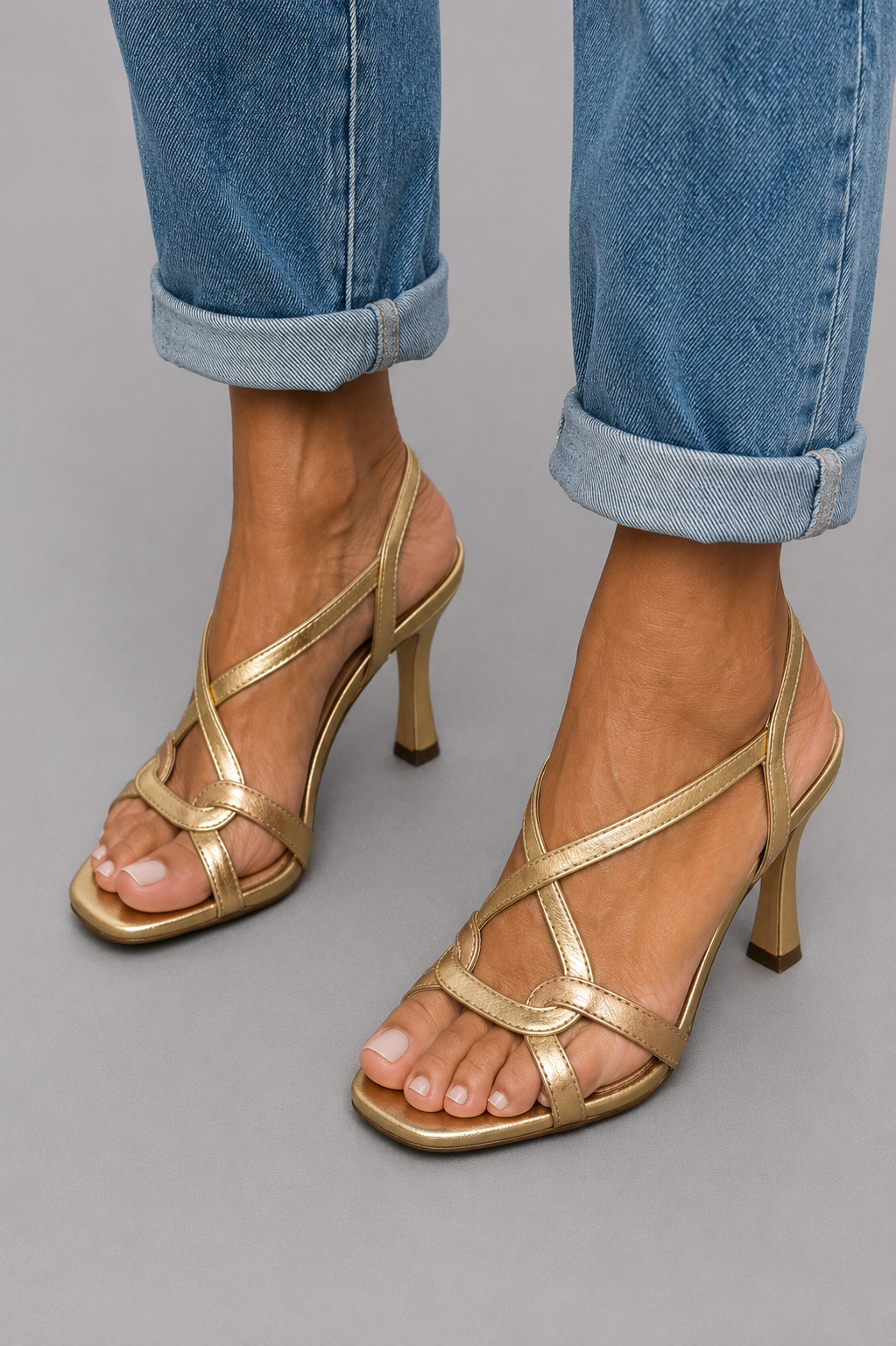 Elisabetta | Sandalias Doradas Encanto de Verano