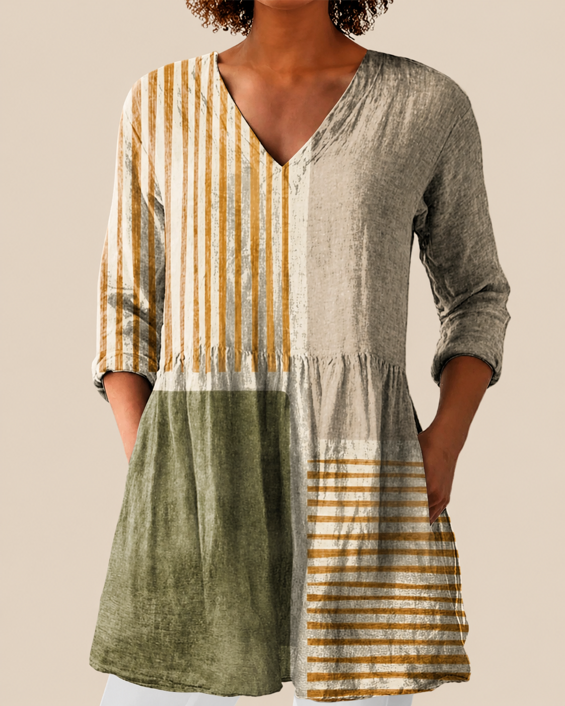 Maeve | Blusa larga con estampado con mucho carácter