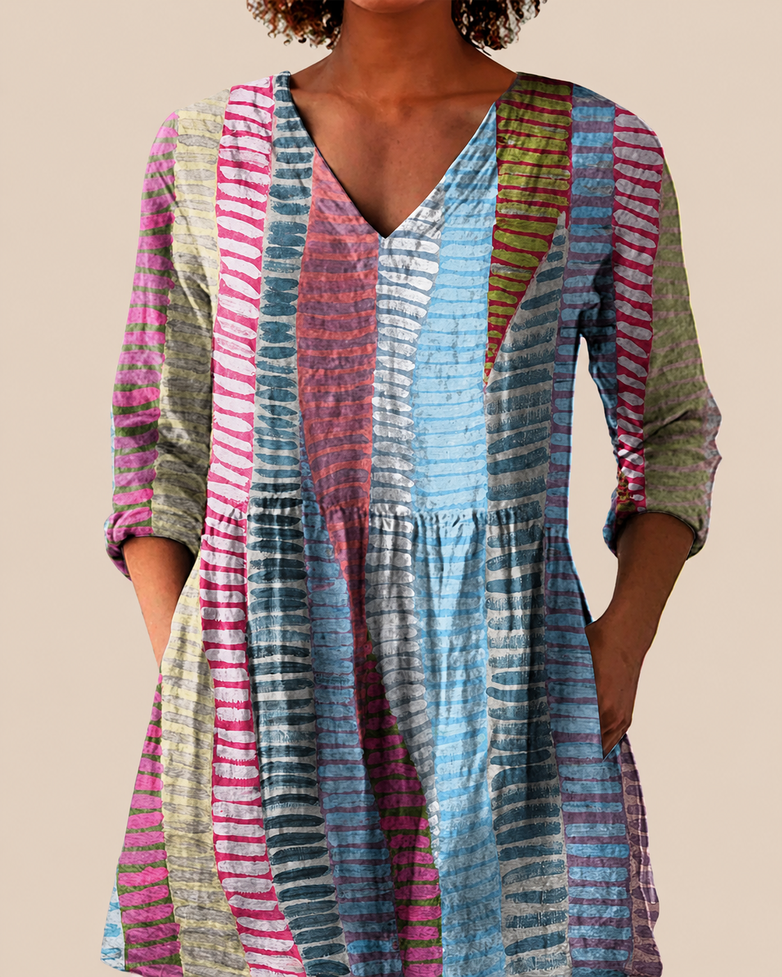 Noa | Blusa larga con estampado con mucho carácter