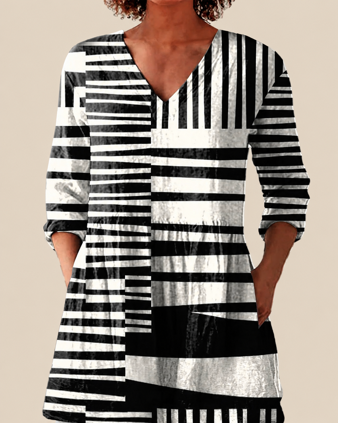 Quinn | Blusa larga con estampado con mucho carácter