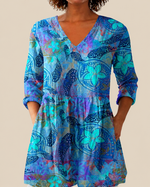 Riley | Blusa larga con estampado con mucho carácter