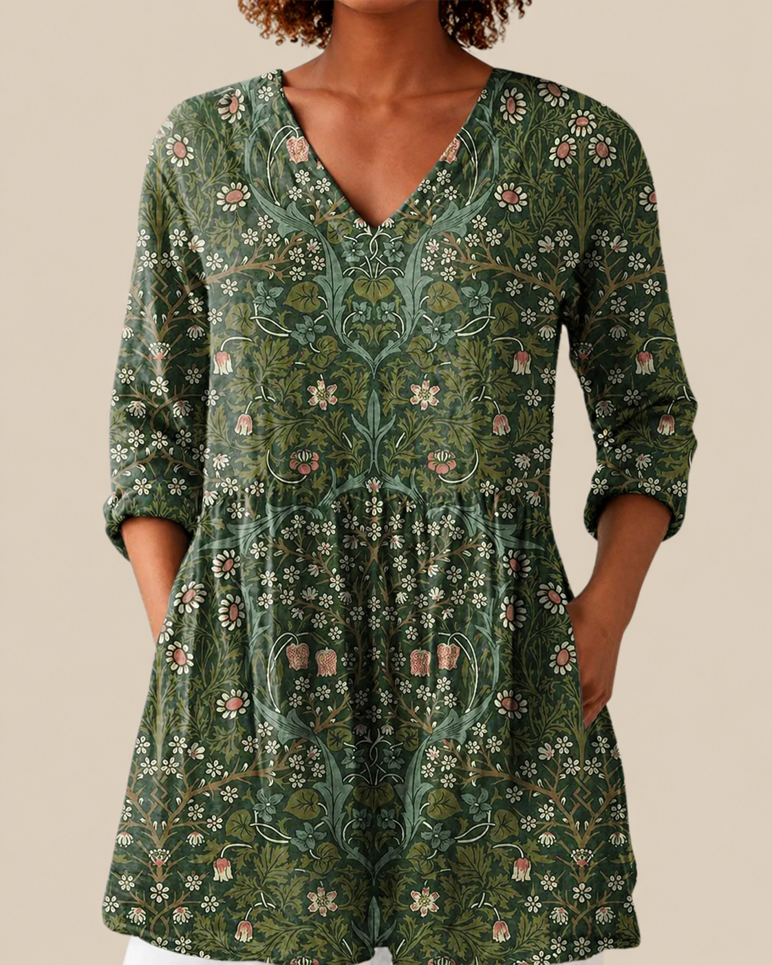 Skye | Blusa larga con estampado con mucho carácter