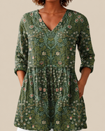 Skye | Blusa larga con estampado con mucho carácter