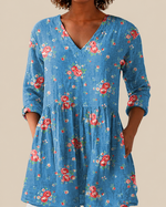 Ayla | Blusa larga con estampado con mucho carácter
