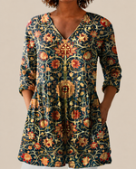 Liora | Blusa larga con estampado con mucho carácter