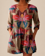 Alina | Blusa larga con estampado con mucho carácter