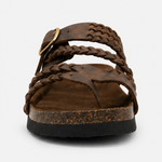 Sandalias de Mujer de Cuero Trenzado