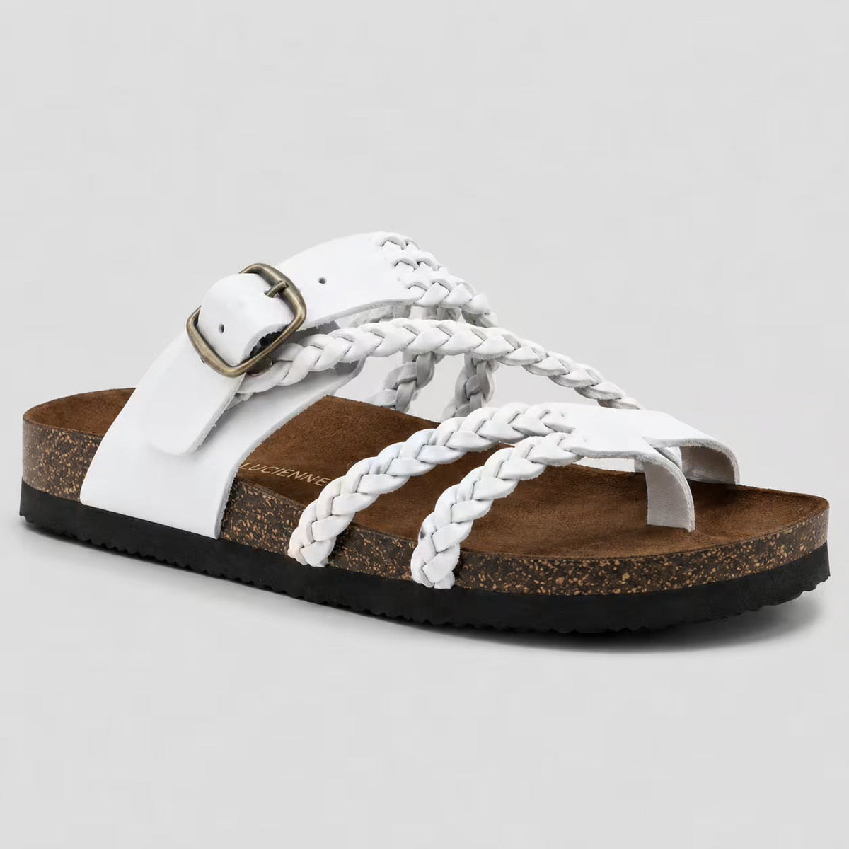 Sandalias de Mujer de Cuero Trenzado