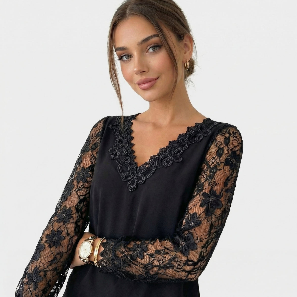 Ria | Blusa Elegante Cuello en V