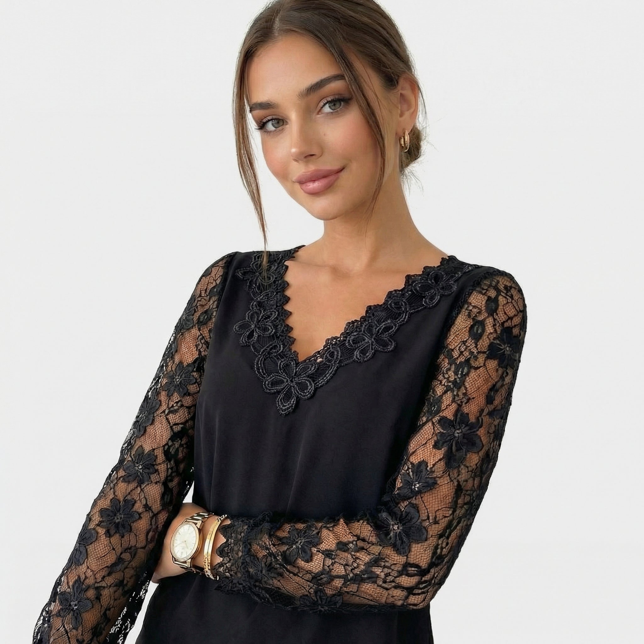 Ria | Blusa Elegante Cuello en V