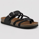 Sandalias de Mujer de Cuero Trenzado